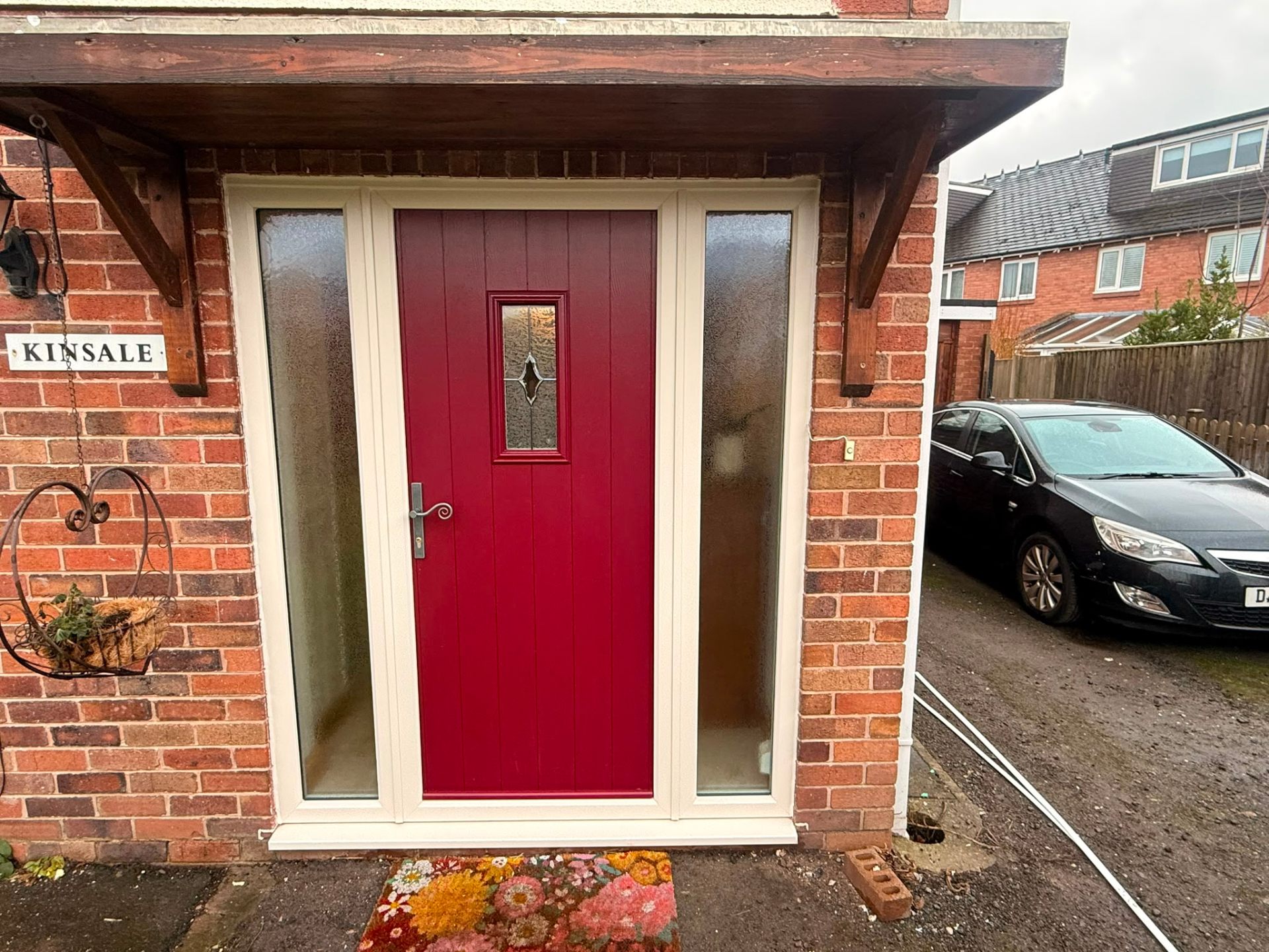 Composite door installation by Rural Windows in Chester & North Wales