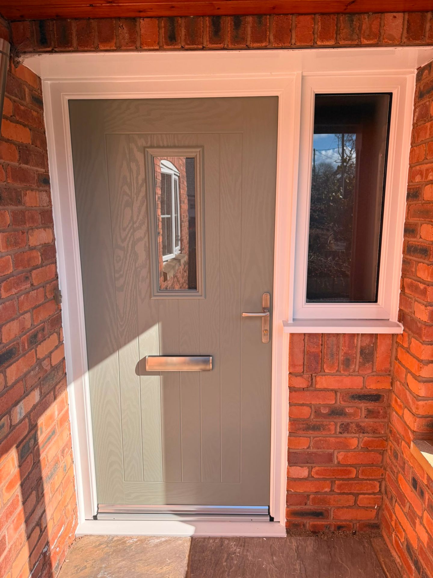 Composite door installation by Rural Windows in Chester & North Wales