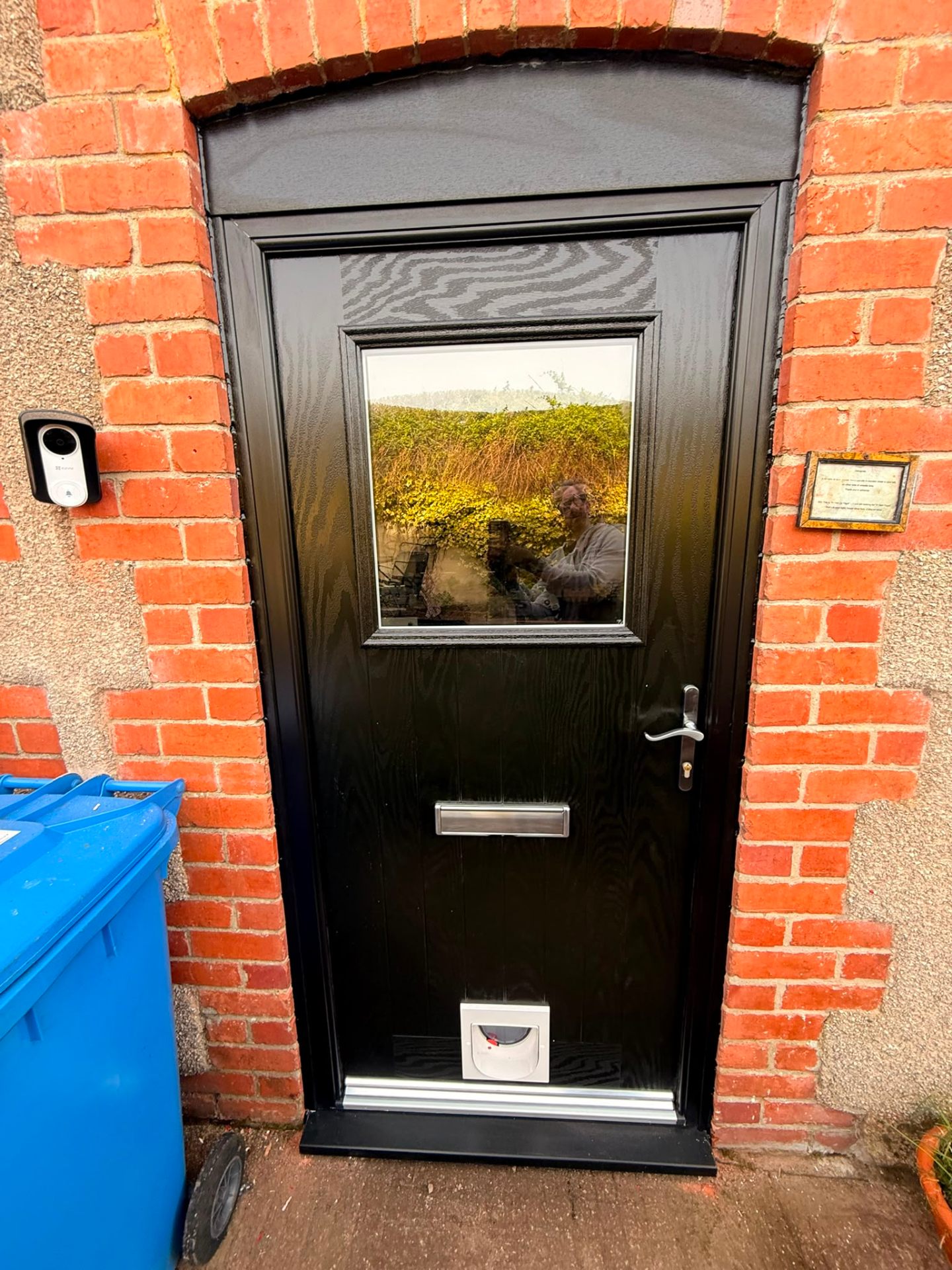 Composite door installation by Rural Windows in Chester & North Wales