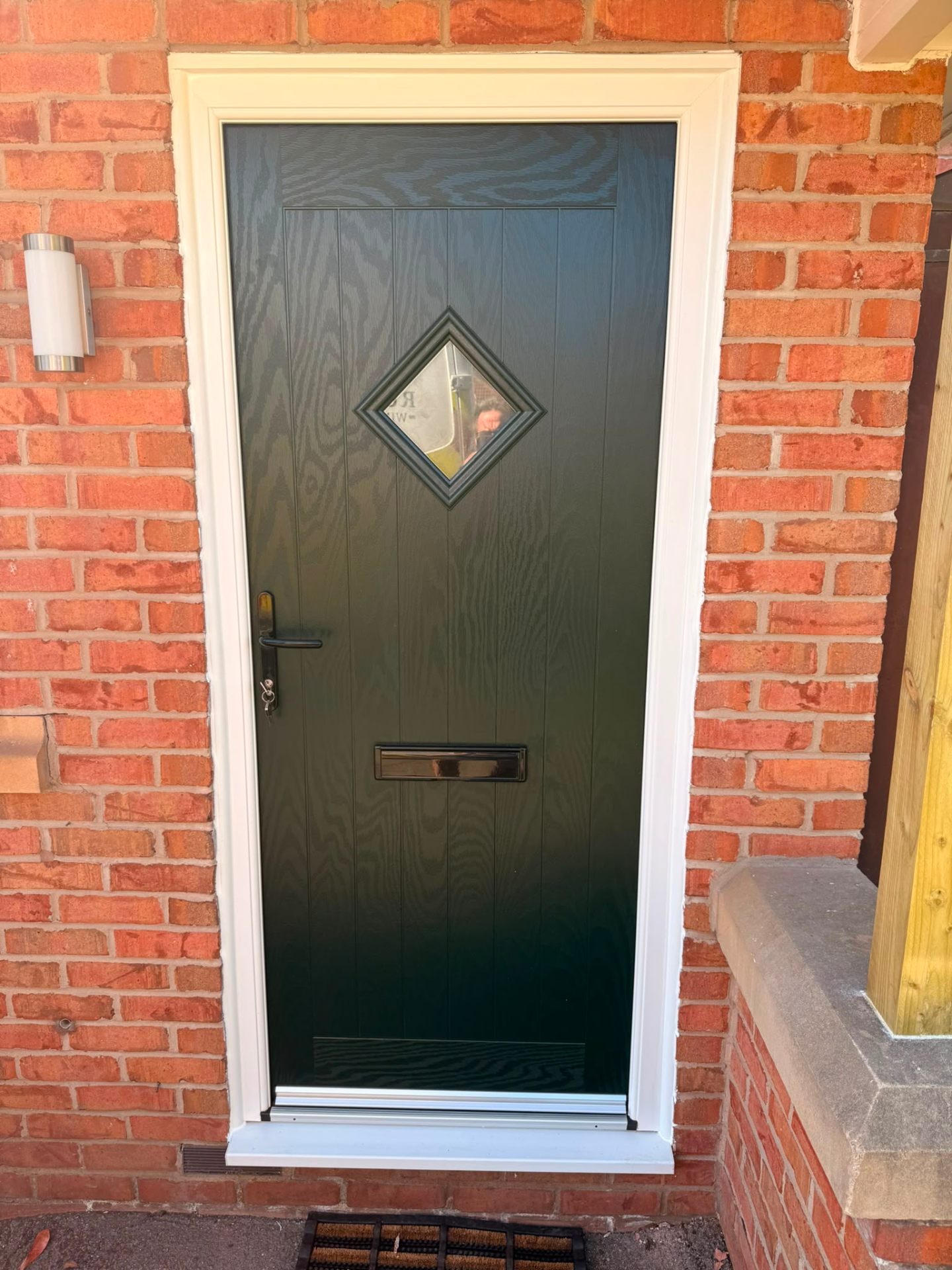 Composite door installation by Rural Windows in Chester & North Wales