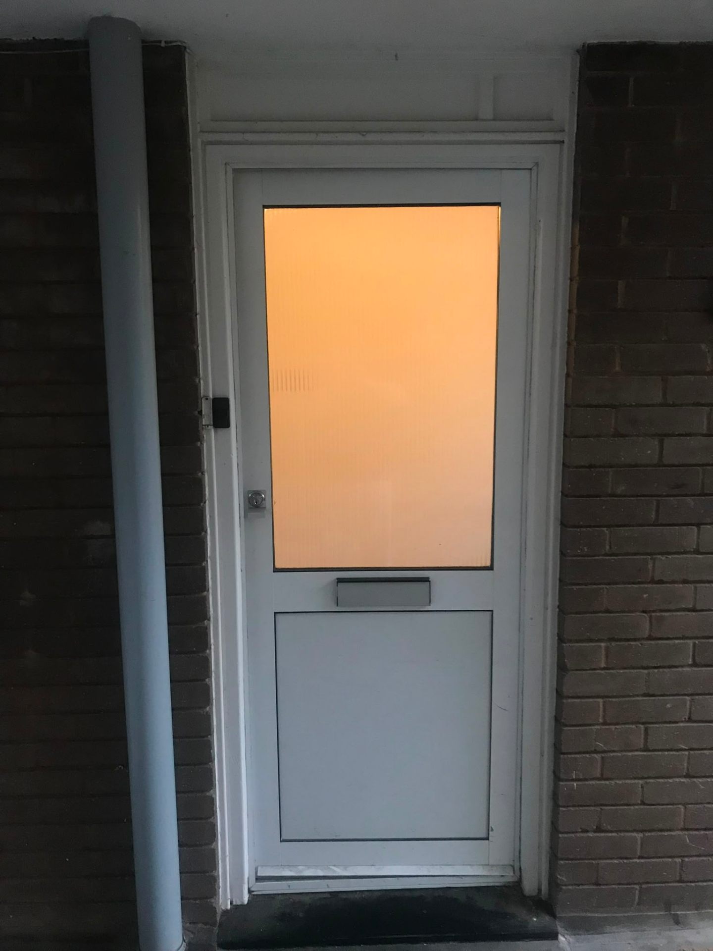 Before: original opening prior to composite door installation by Rural Windows in Chester & North Wales