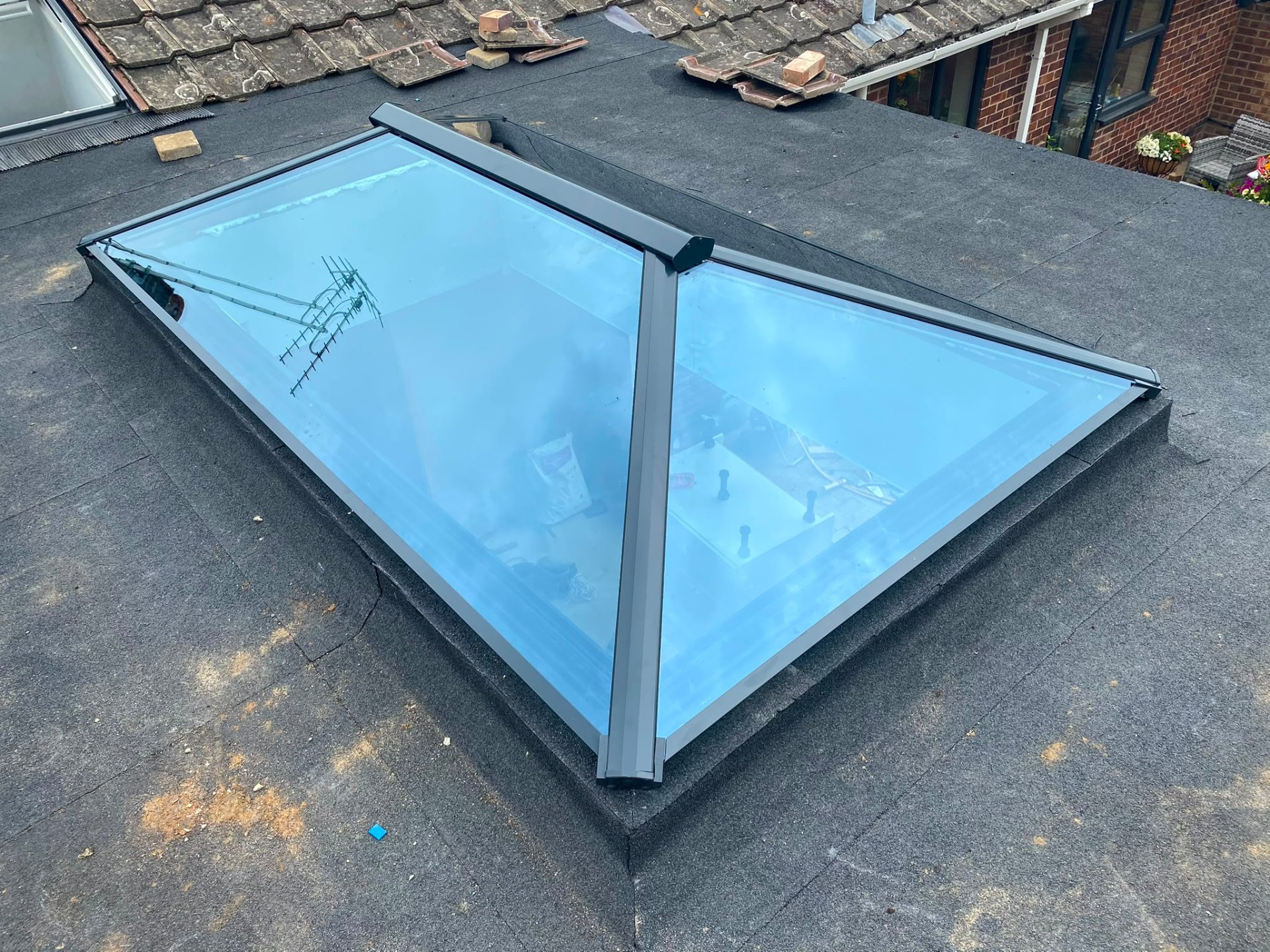 Roof lantern installation by Rural Windows in Chester & North Wales