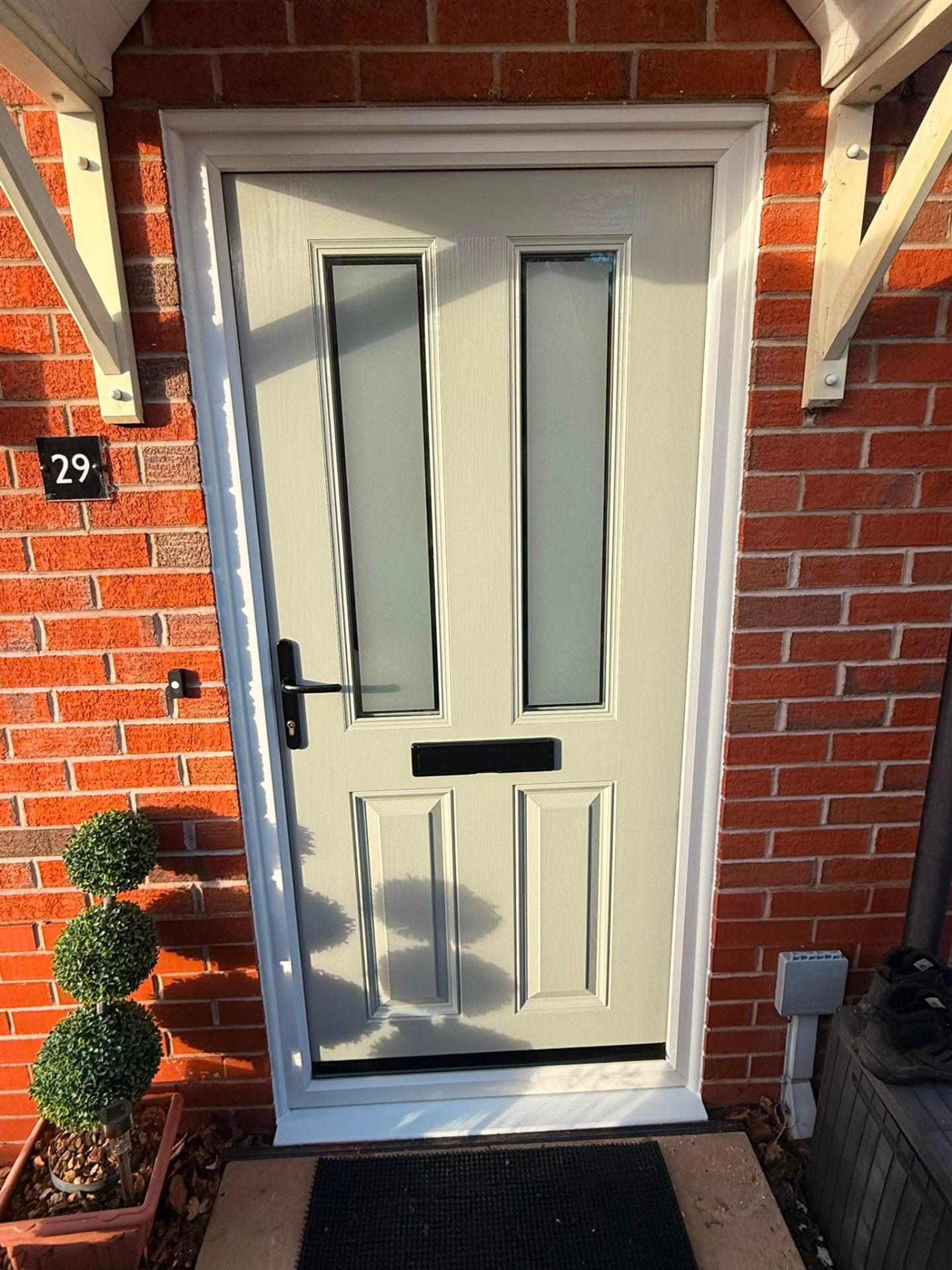 Composite door installation by Rural Windows in Chester & North Wales