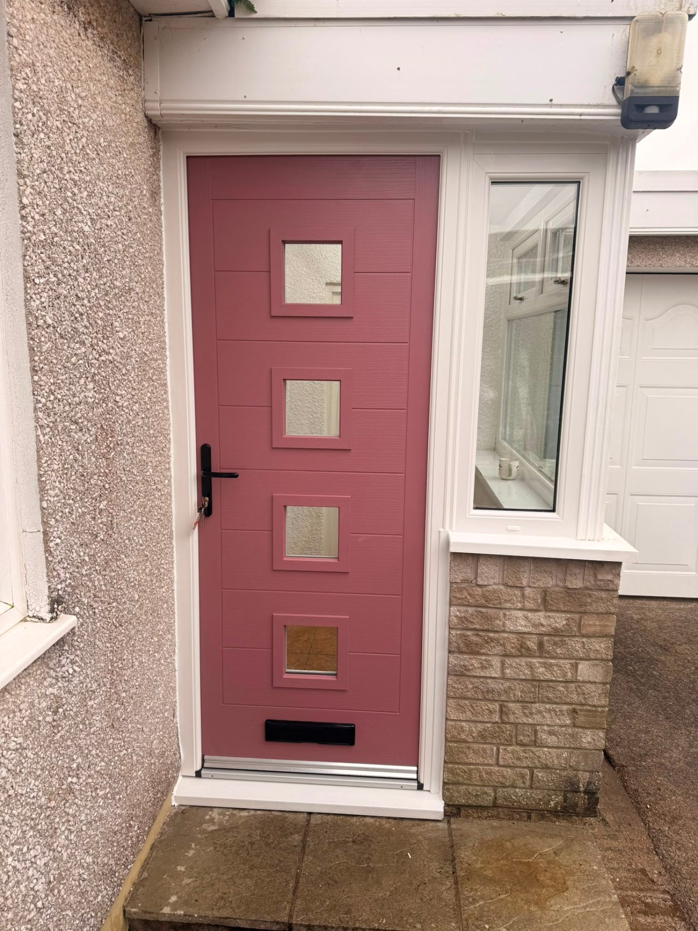 Composite door installation by Rural Windows in Chester & North Wales