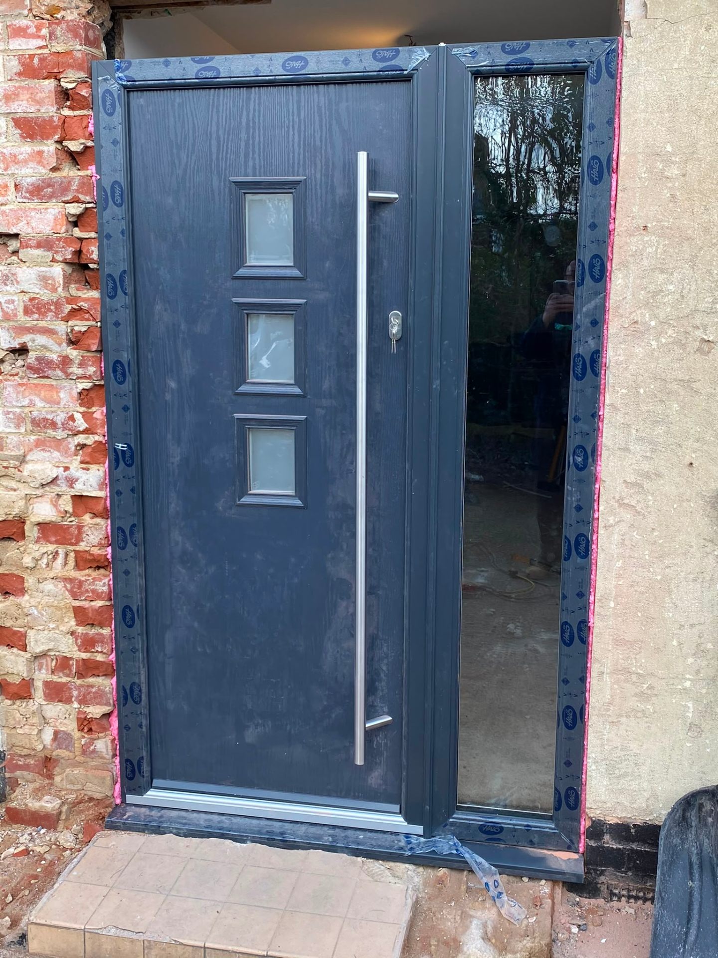 Composite door installation by Rural Windows in Chester & North Wales