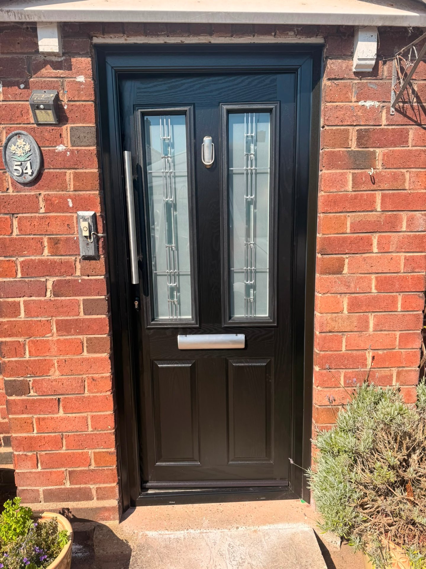 Composite door installation by Rural Windows in Chester & North Wales
