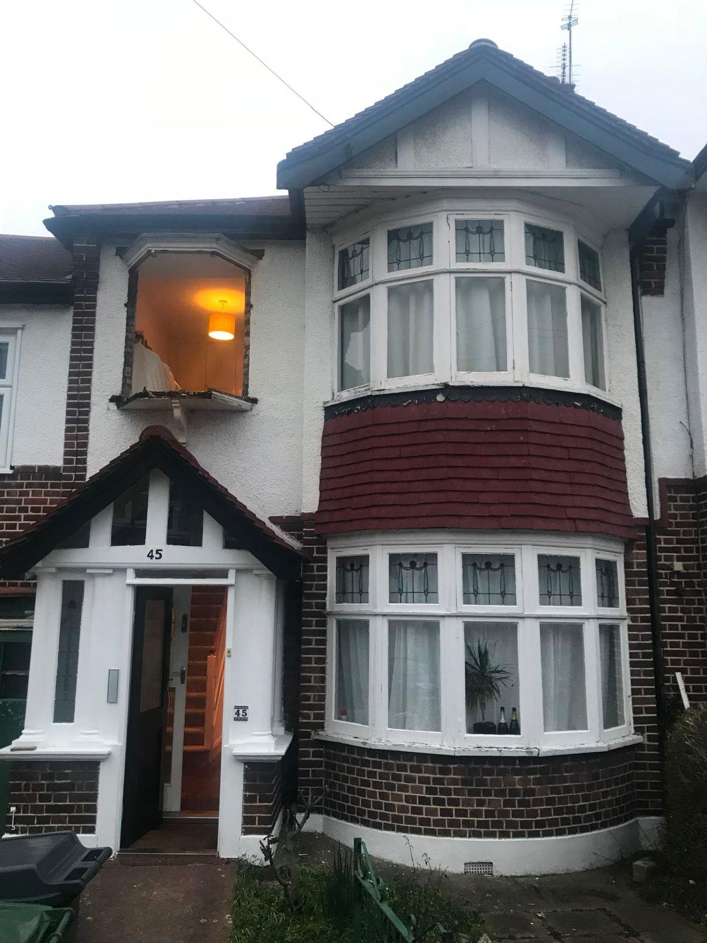 Before: original opening prior to uPVC double glazing installation by Rural Windows in Chester & North Wales