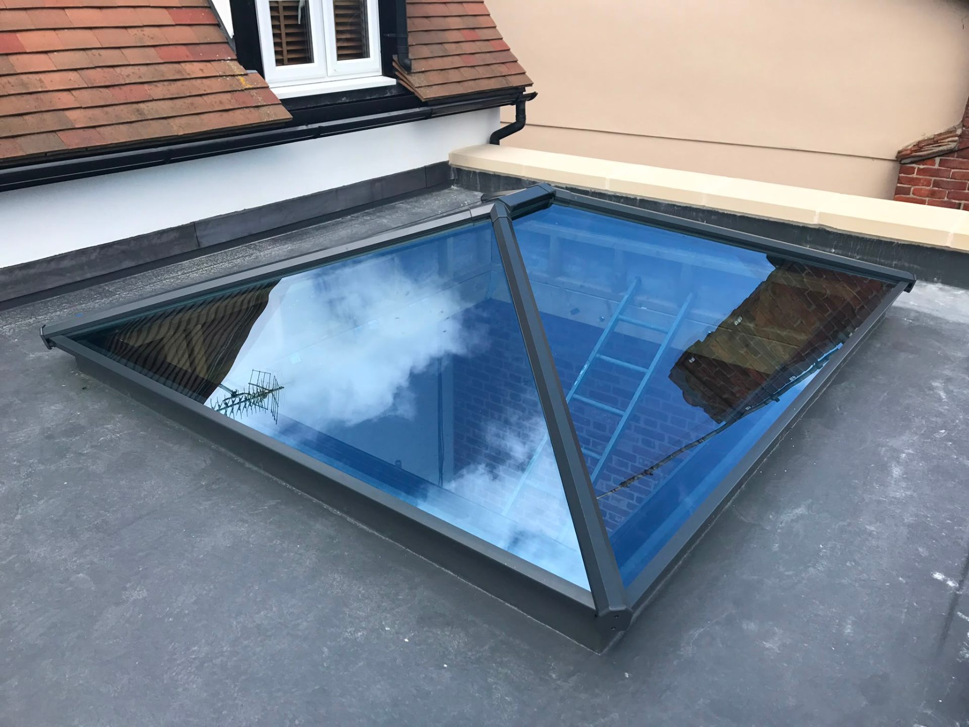Roof lantern installation by Rural Windows in Chester & North Wales